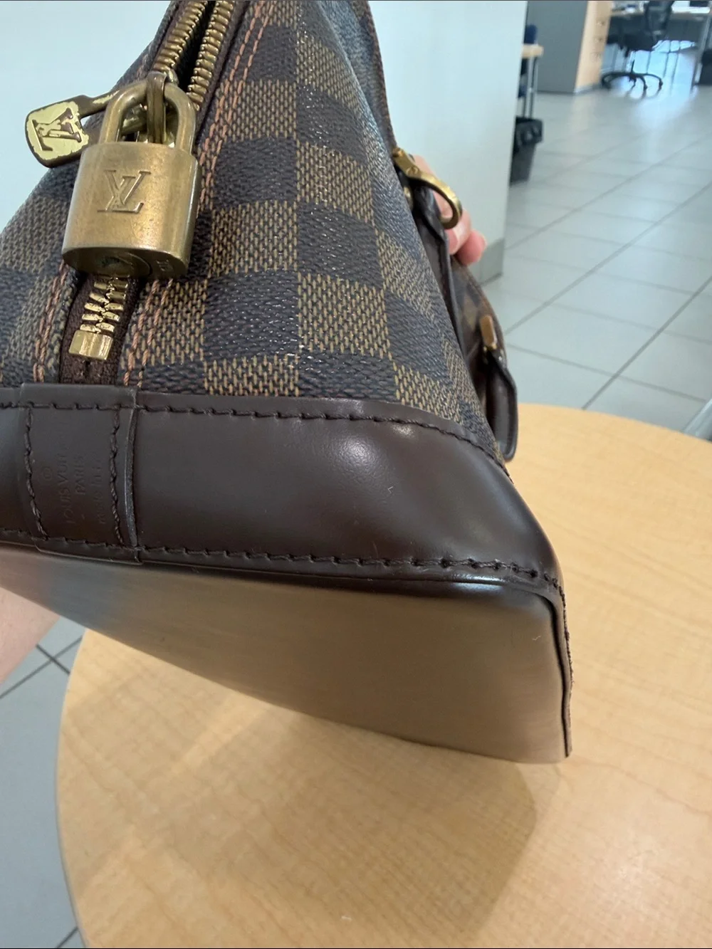 Loius Viottpn Damier Ebene Alma Handbag - Vintage PM